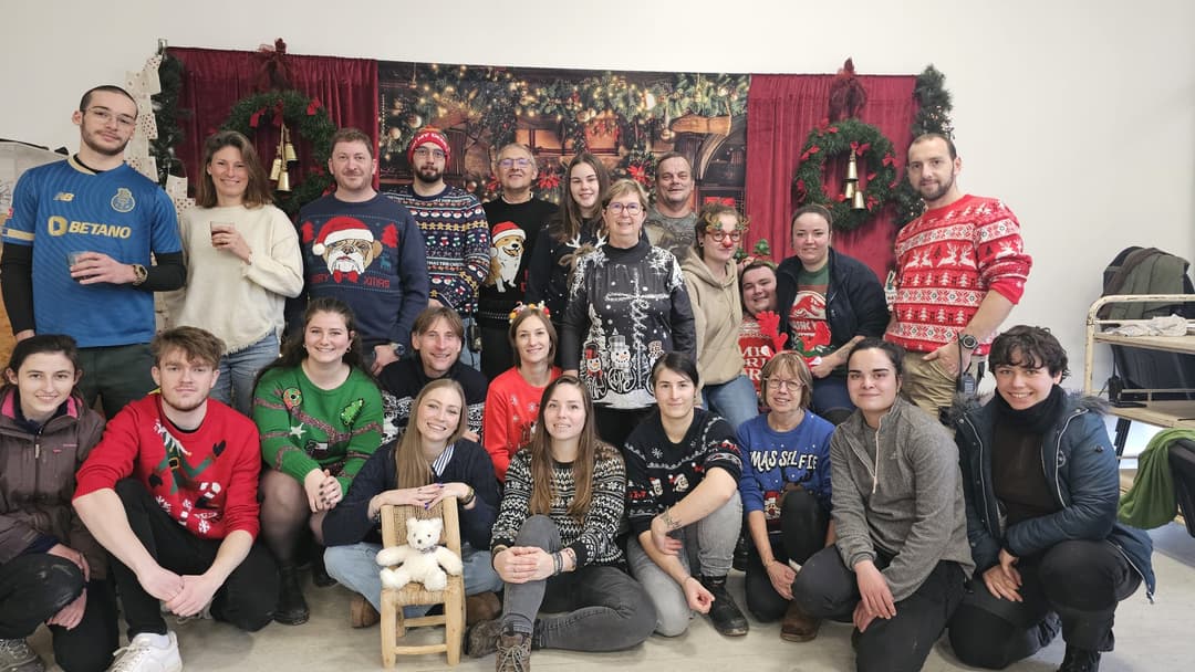 Photo équipe PAD Noël